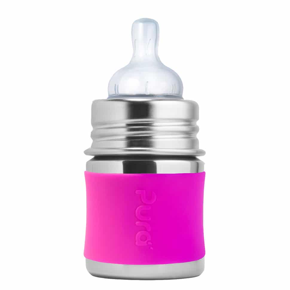 Pura® nerezová dojčenská fľaša 150ml