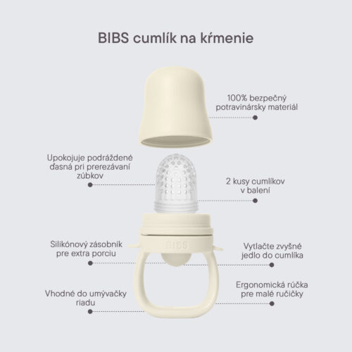 BIBS silikónový cumlík na kŕmenie - Image 2