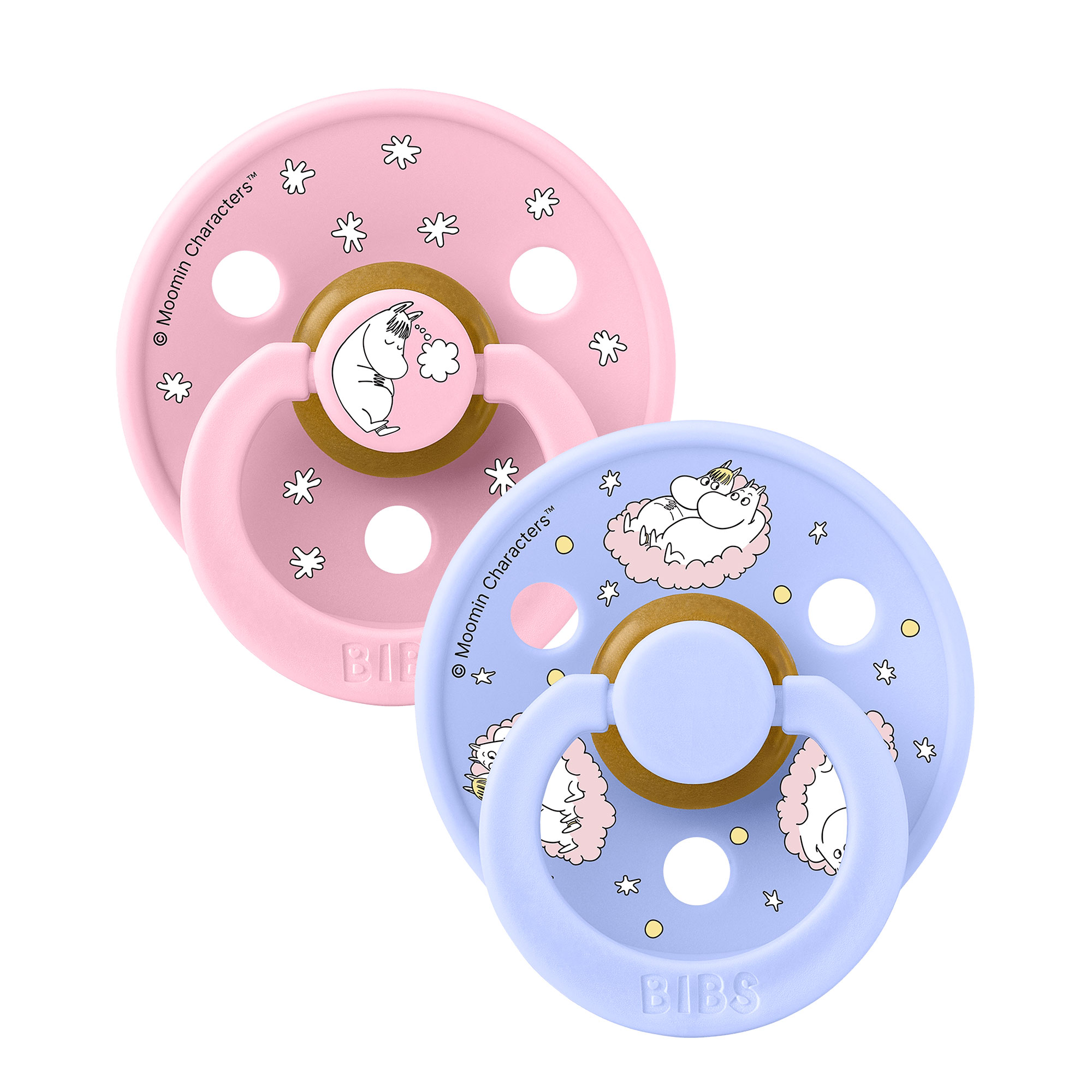 BIBS x Moomin Colour cumlíky z prírodného kaučuku 2ks - veľkosť 2 – Obrázok 12