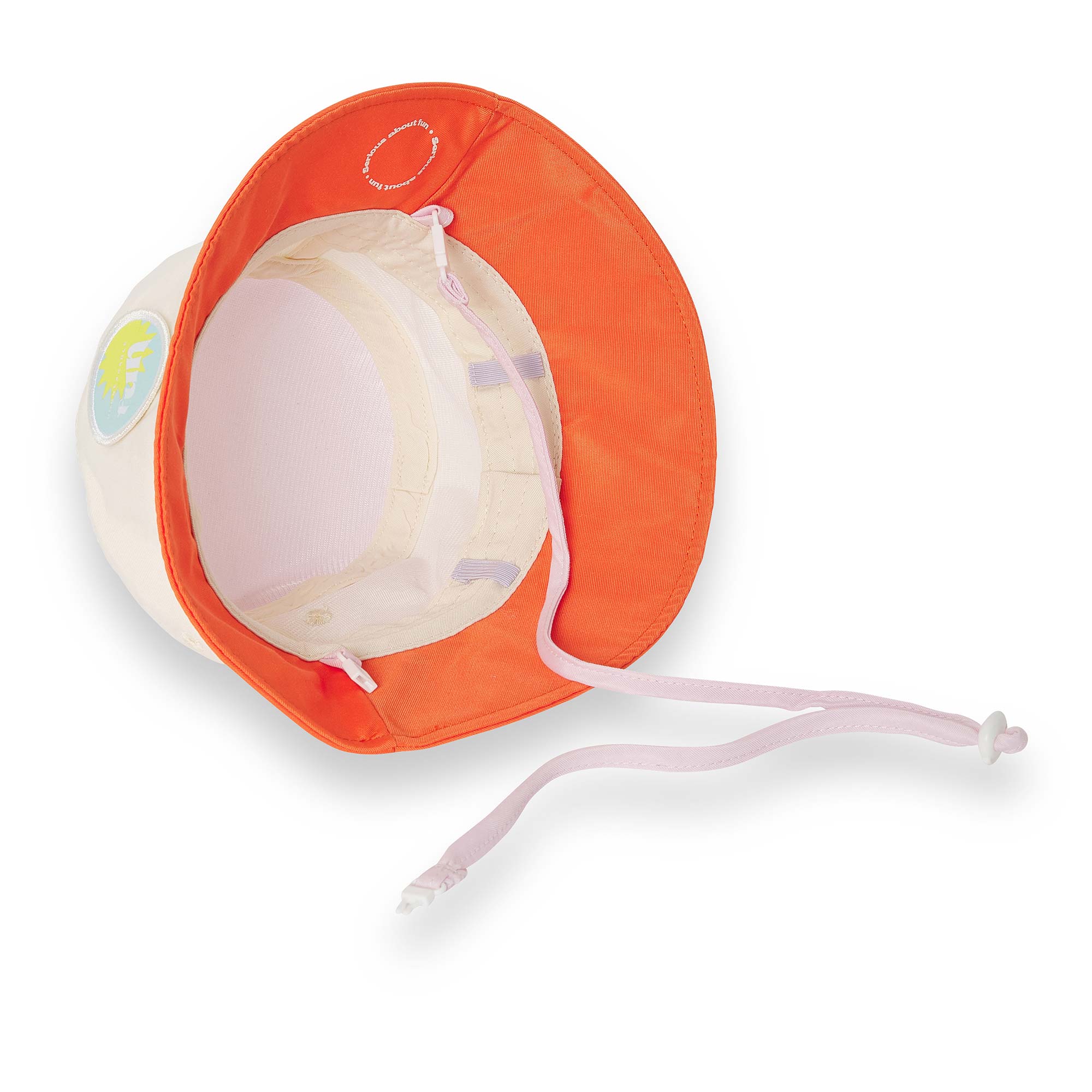 KiETLA VIBE klobúčik s UV ochranou - Orange – Obrázok 3