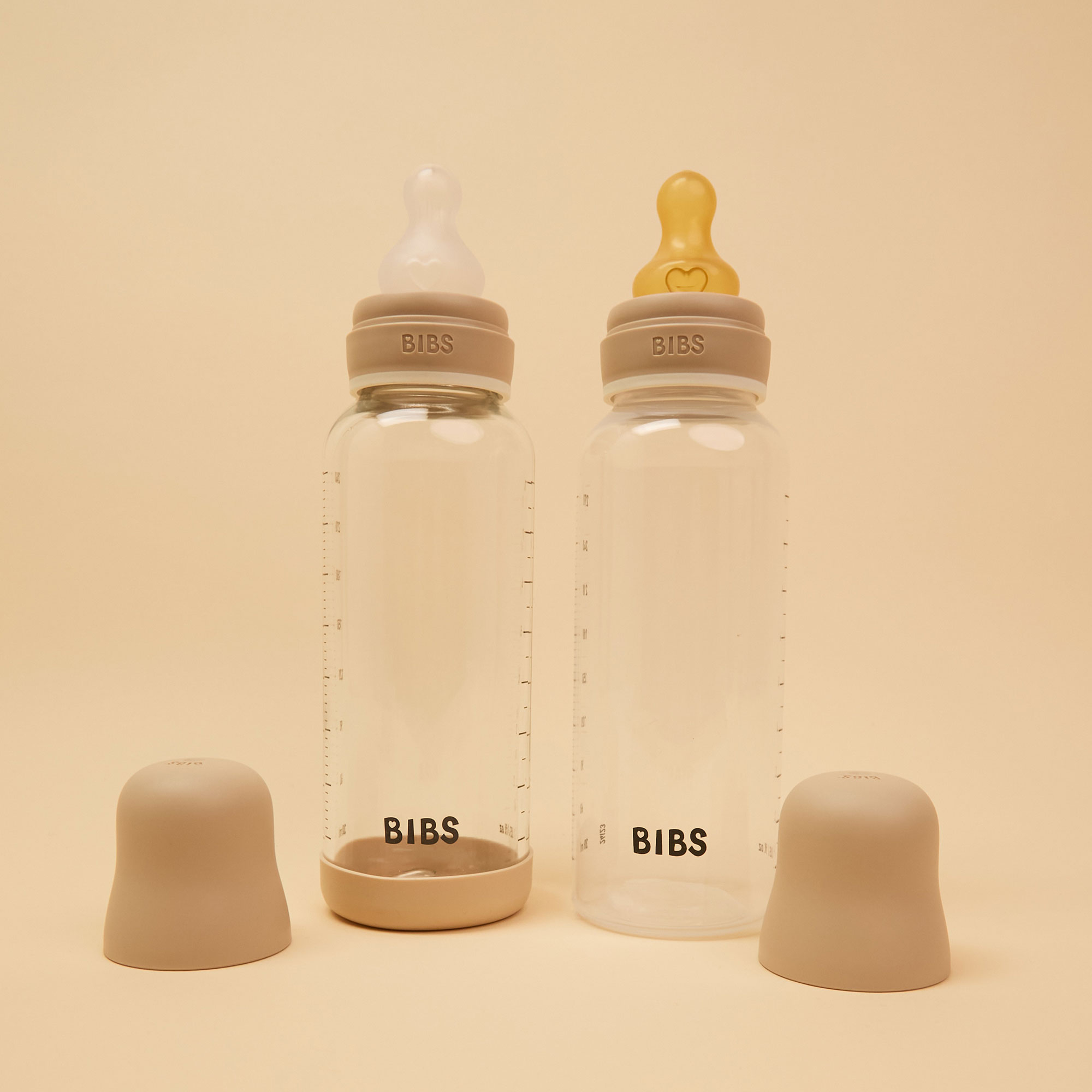 BIBS nočná antikoliková fľaša s kaučukovým cumlíkom 270ml